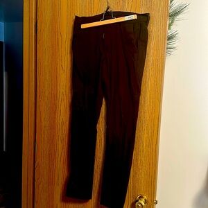 Men’s stretch black pants